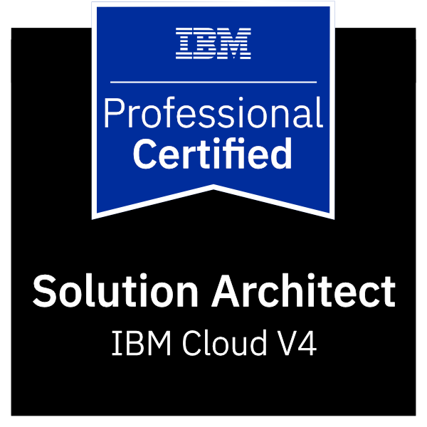 Certificado IBM Certified Solution Architect Cloud v4 Partner oficial en Biblao de IBM Cloud S&M Cloud